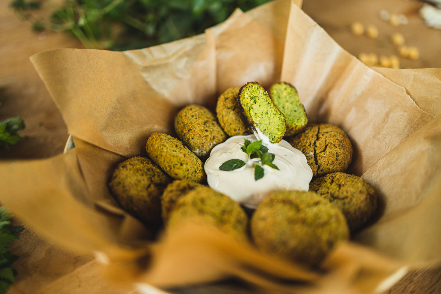 Falafel cu sos tahini